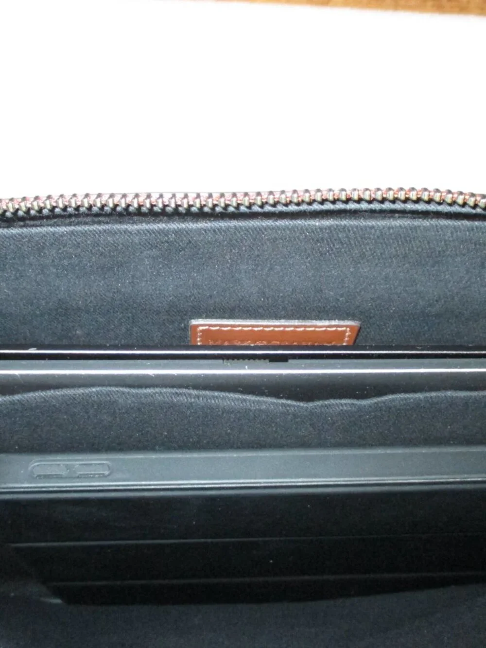 MARK & GRAHAM LEATHER LAPTOP BAG